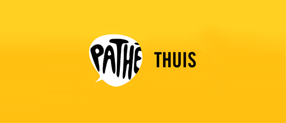 Breed Pathé Thuis logo in het geel