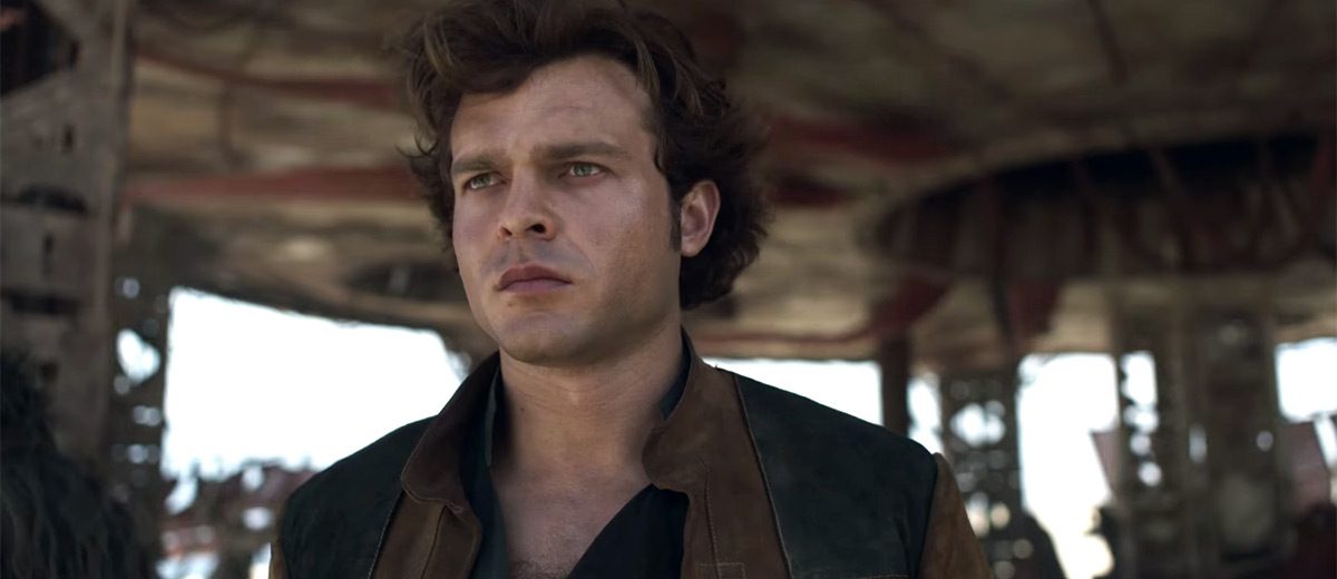 Han Solo gespeeld door Alden Ehrenreich